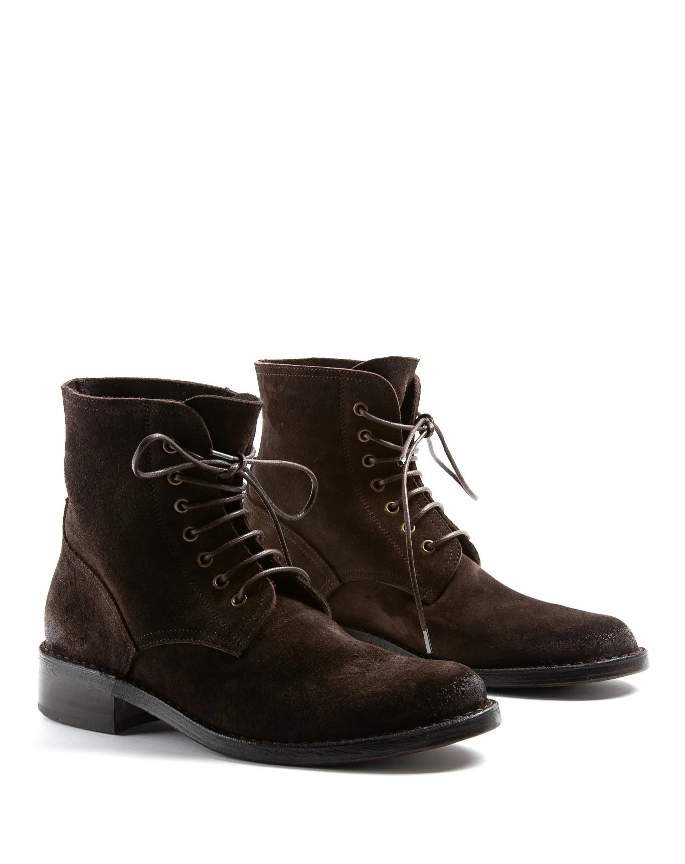 F-EMON Brown Suede Lace-up Boots sold by Fiorentini + Baker product image thumbnail 2