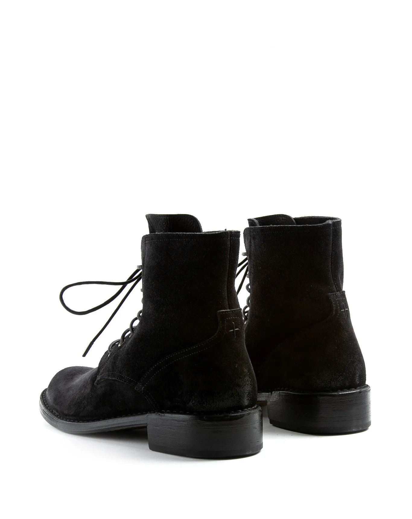 F-EMON Black Suede Lace-up Boots sold by Fiorentini + Baker product image thumbnail 3