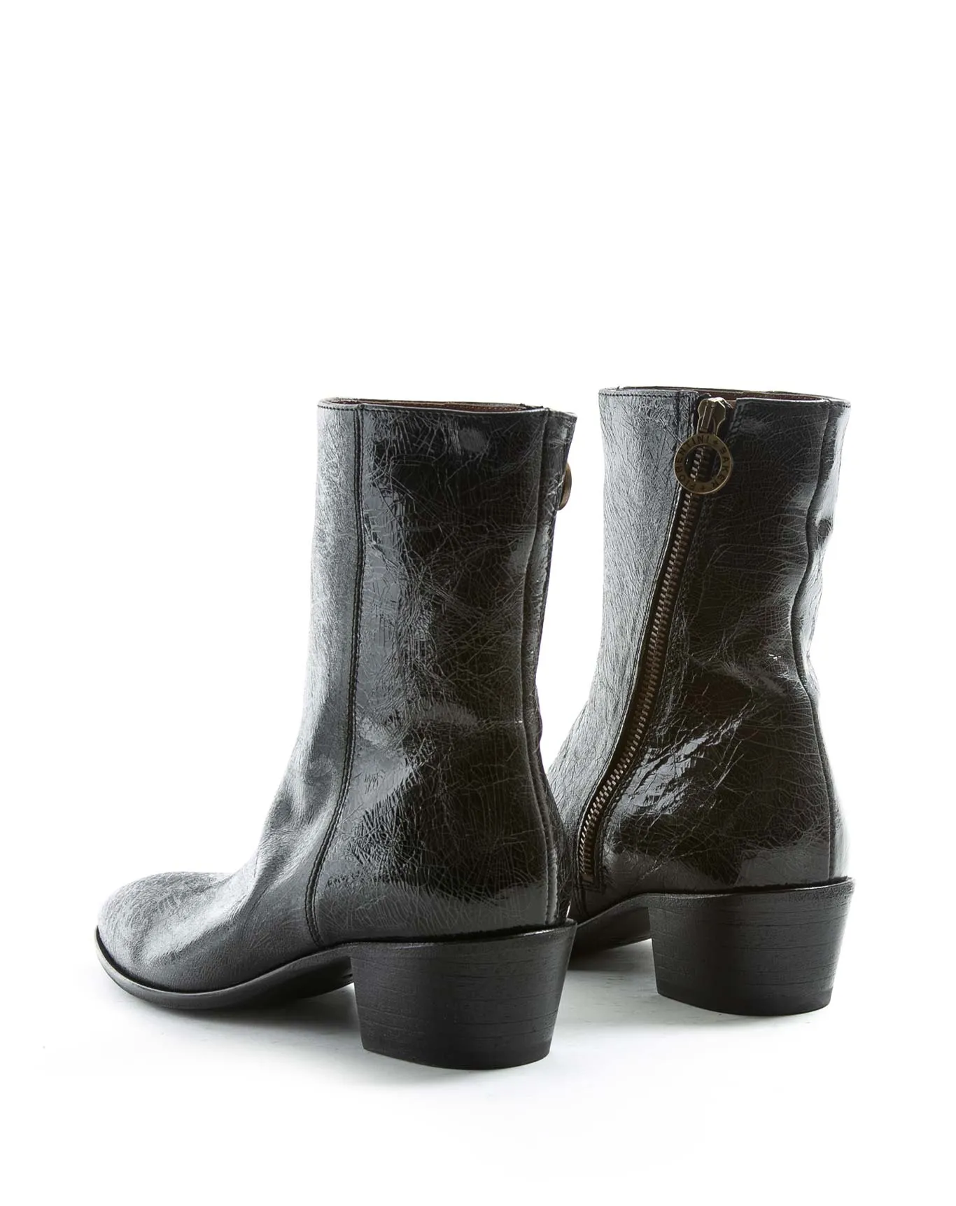 MATT Black Leather Boots sold by Fiorentini + Baker product image thumbnail 3
