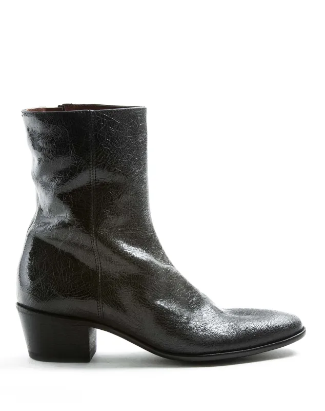MATT Black Leather Boots sold by Fiorentini + Baker
