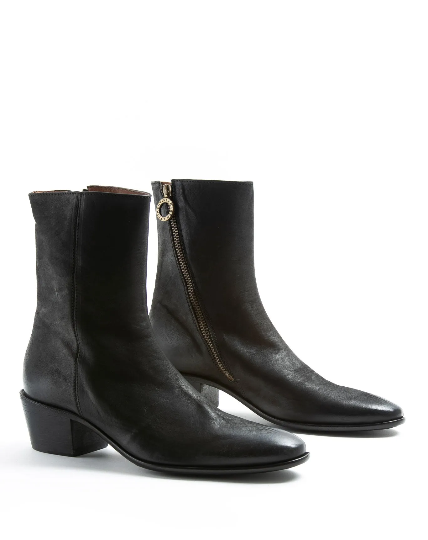 MATT Black Leather Boots sold by Fiorentini + Baker product image thumbnail 2