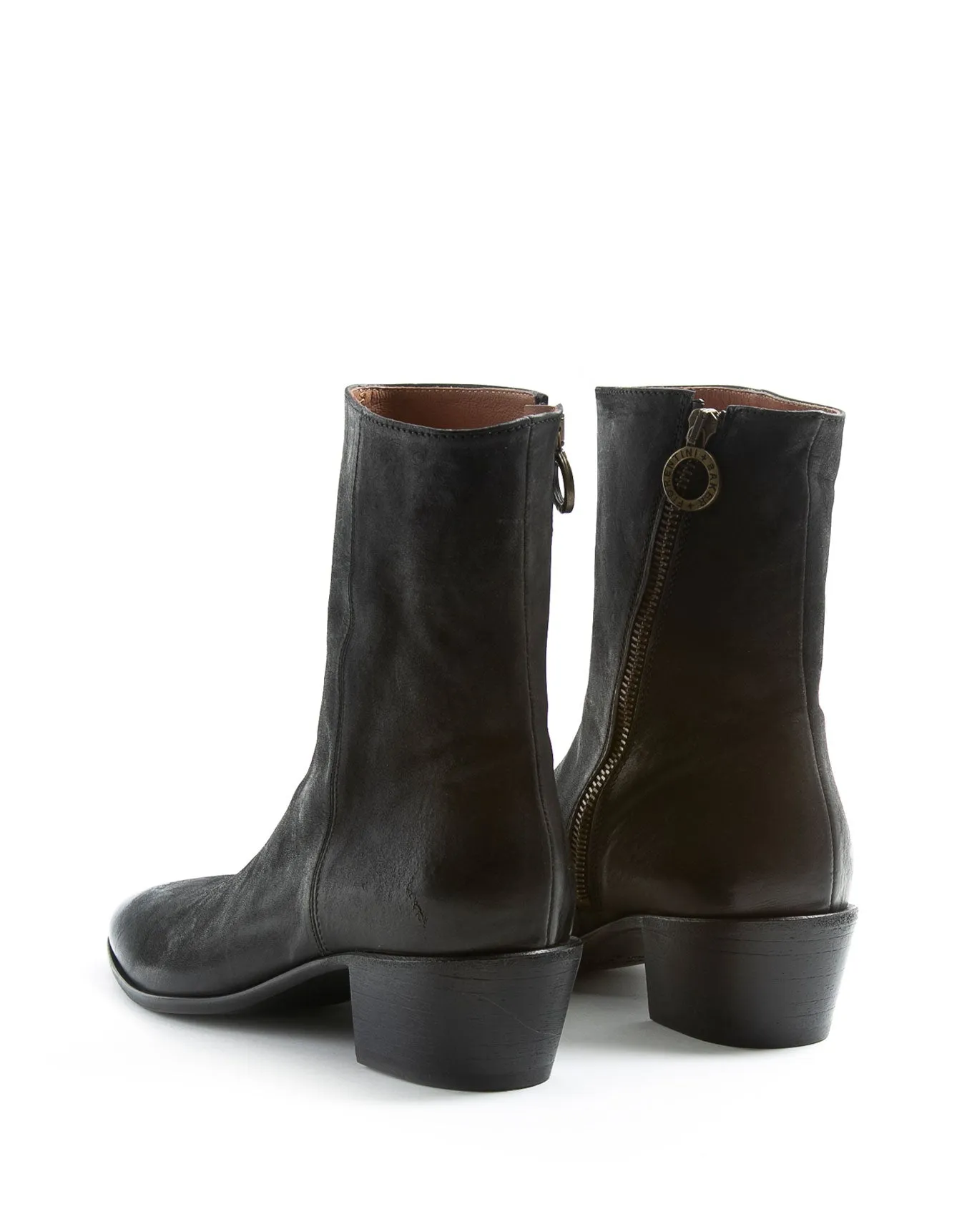 MATT Black Leather Boots sold by Fiorentini + Baker product image thumbnail 3