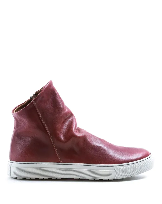 BIEL Oxblood Leather Sneaker Boots made by Fiorentini + Baker