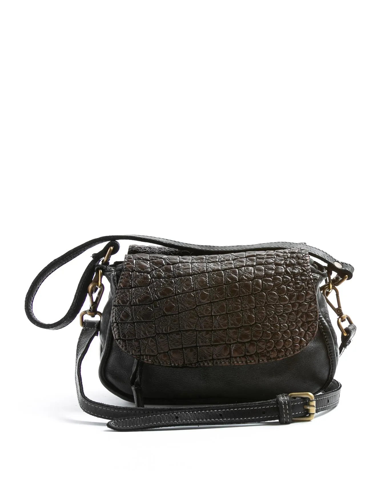 EMILY Black Leather Bag sold by Fiorentini + Baker