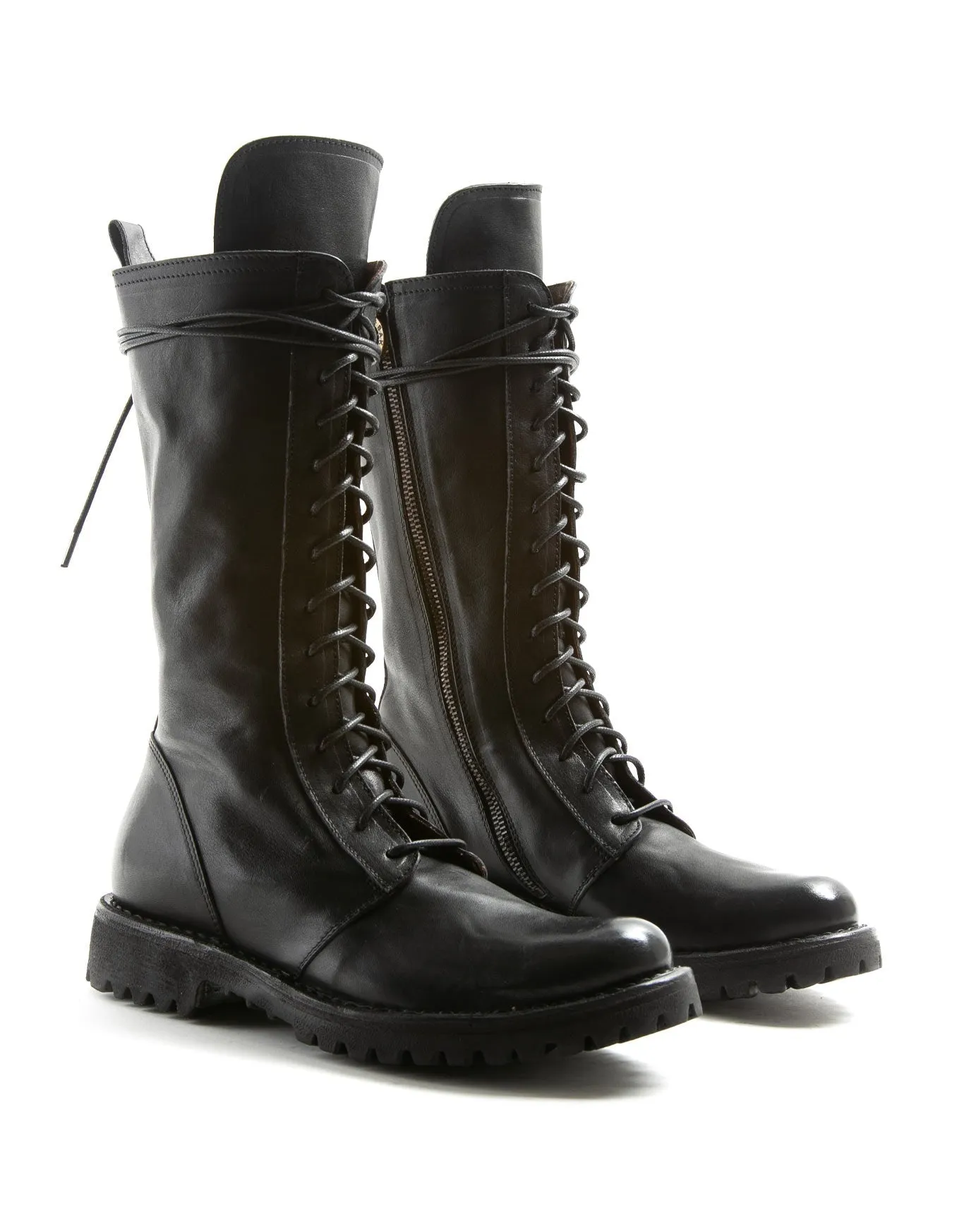 M-EGAN Black Leather Lace-up Boots sold by Fiorentini + Baker product image thumbnail 2