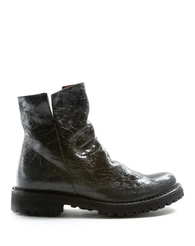 M-ELF Black Leather Boots made by Fiorentini + Baker