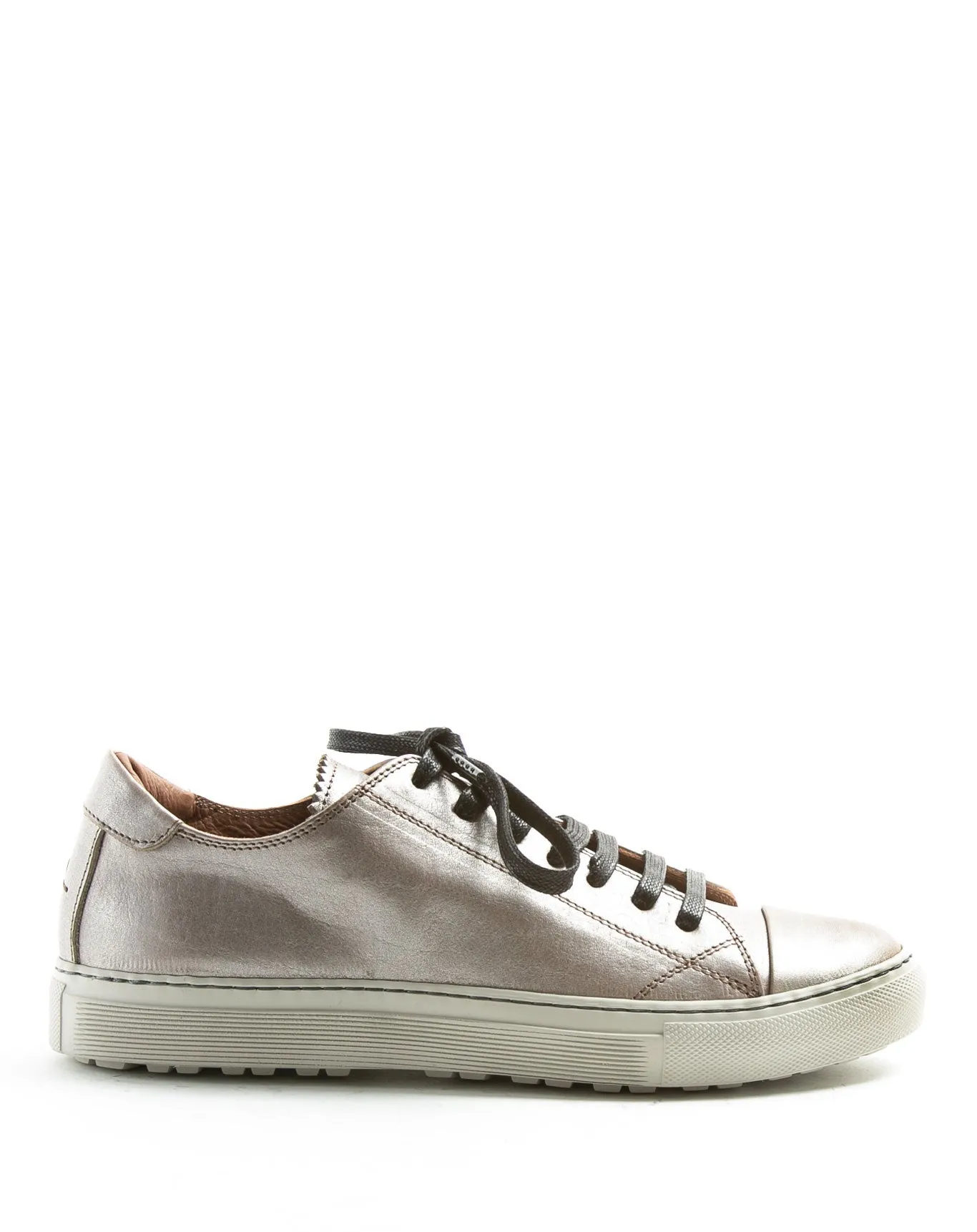 BEXY Silver Leather Sneakers sold by Fiorentini + Baker