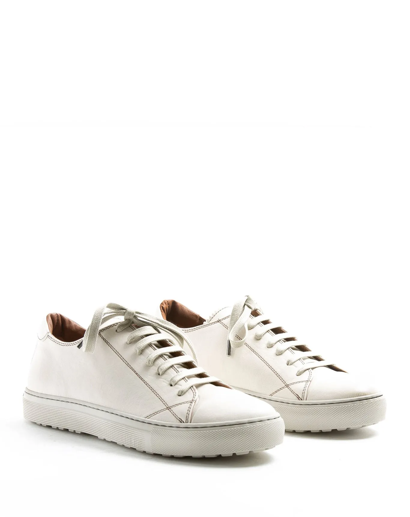 BEXY White Leather Sneakers sold by Fiorentini + Baker product image thumbnail 2