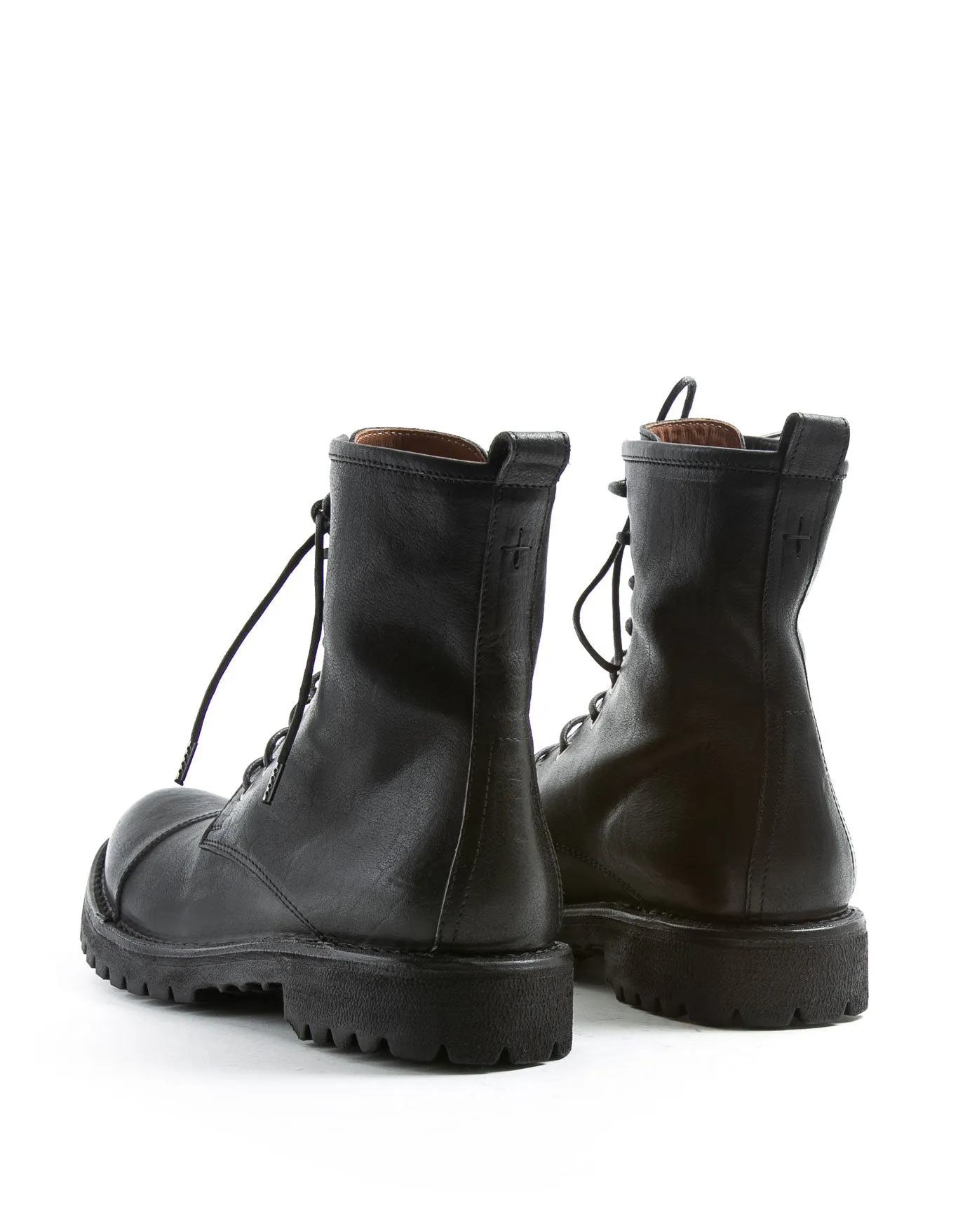 M-EIGHT Black Leather Lace-up Boots sold by Fiorentini + Baker product image thumbnail 3