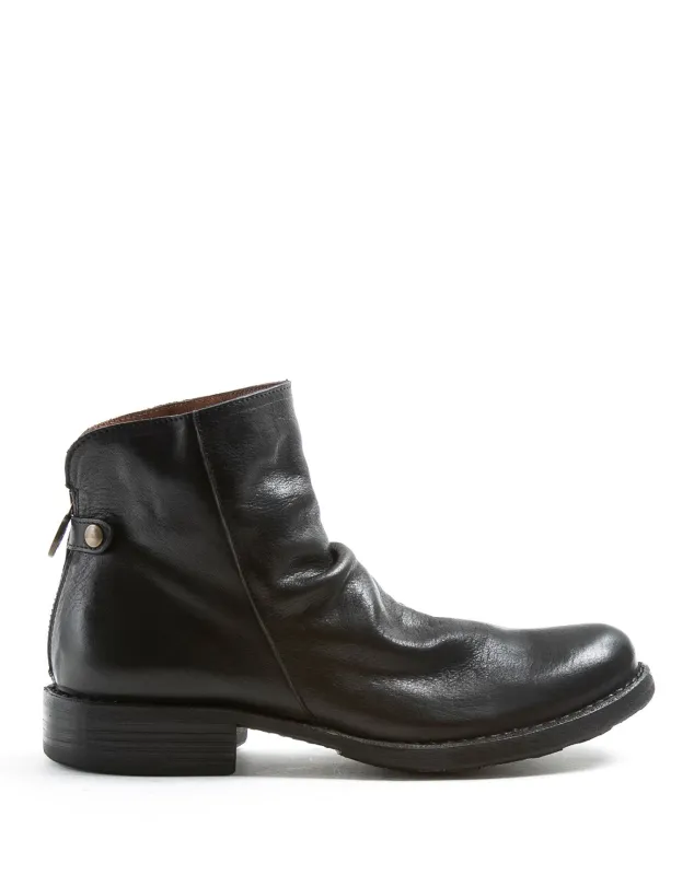 ELINA Black Leather Boots sold by Fiorentini + Baker