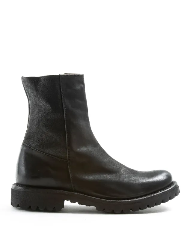 M-EBE Black Leather Boots made by Fiorentini + Baker