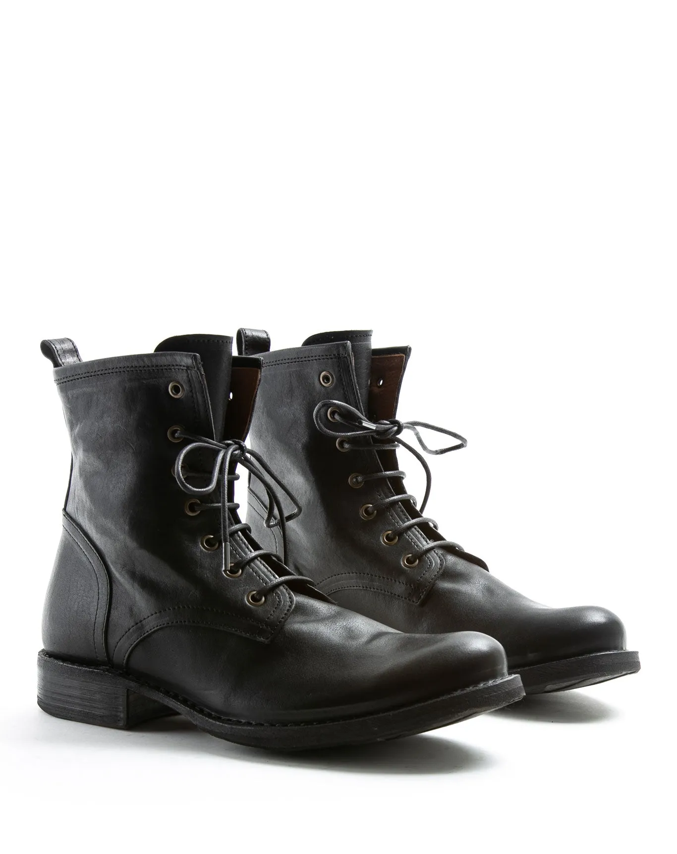 ELME Black Leather Lace-up Boots sold by Fiorentini + Baker product image thumbnail 2