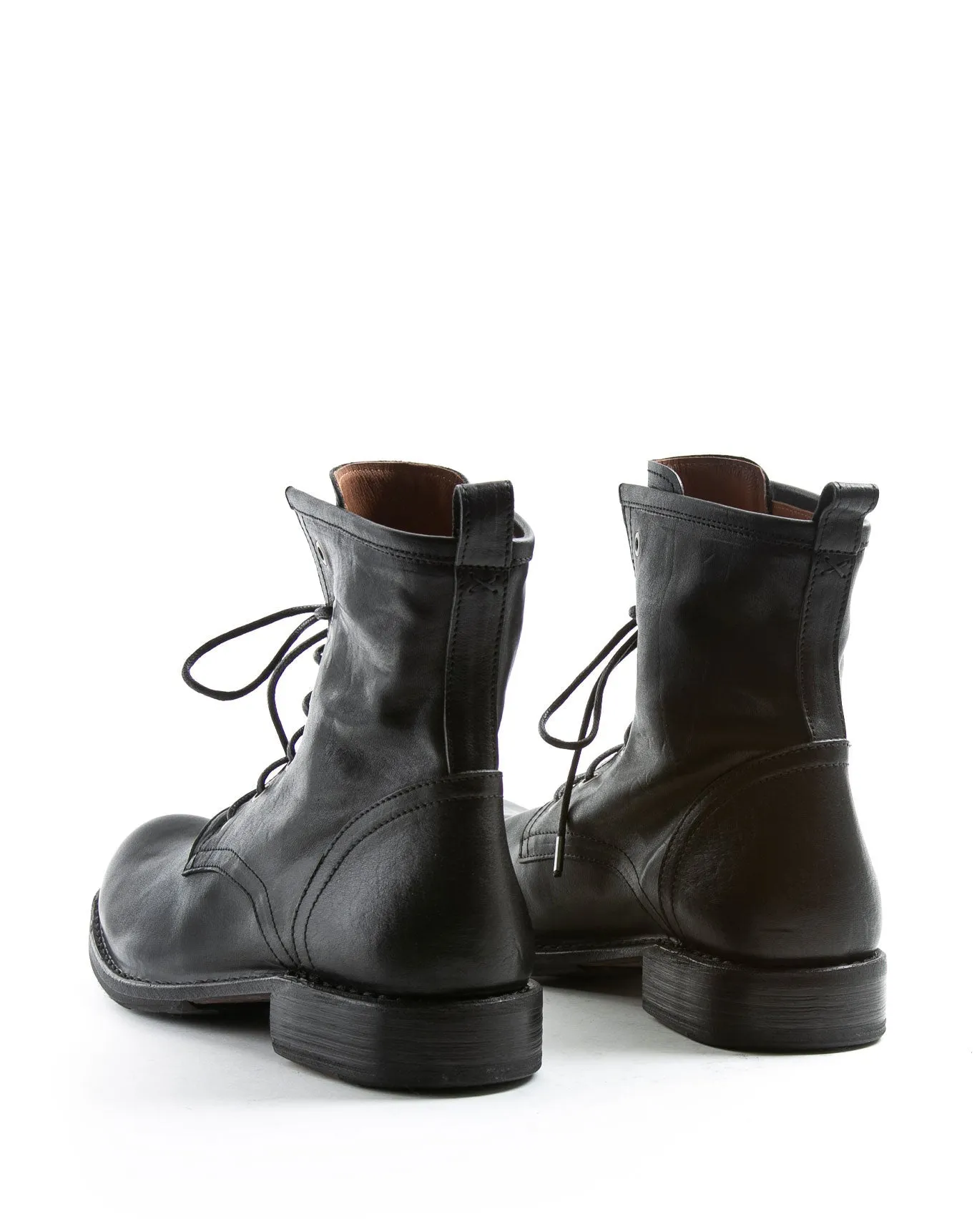 ELME Black Leather Lace-up Boots sold by Fiorentini + Baker product image thumbnail 3