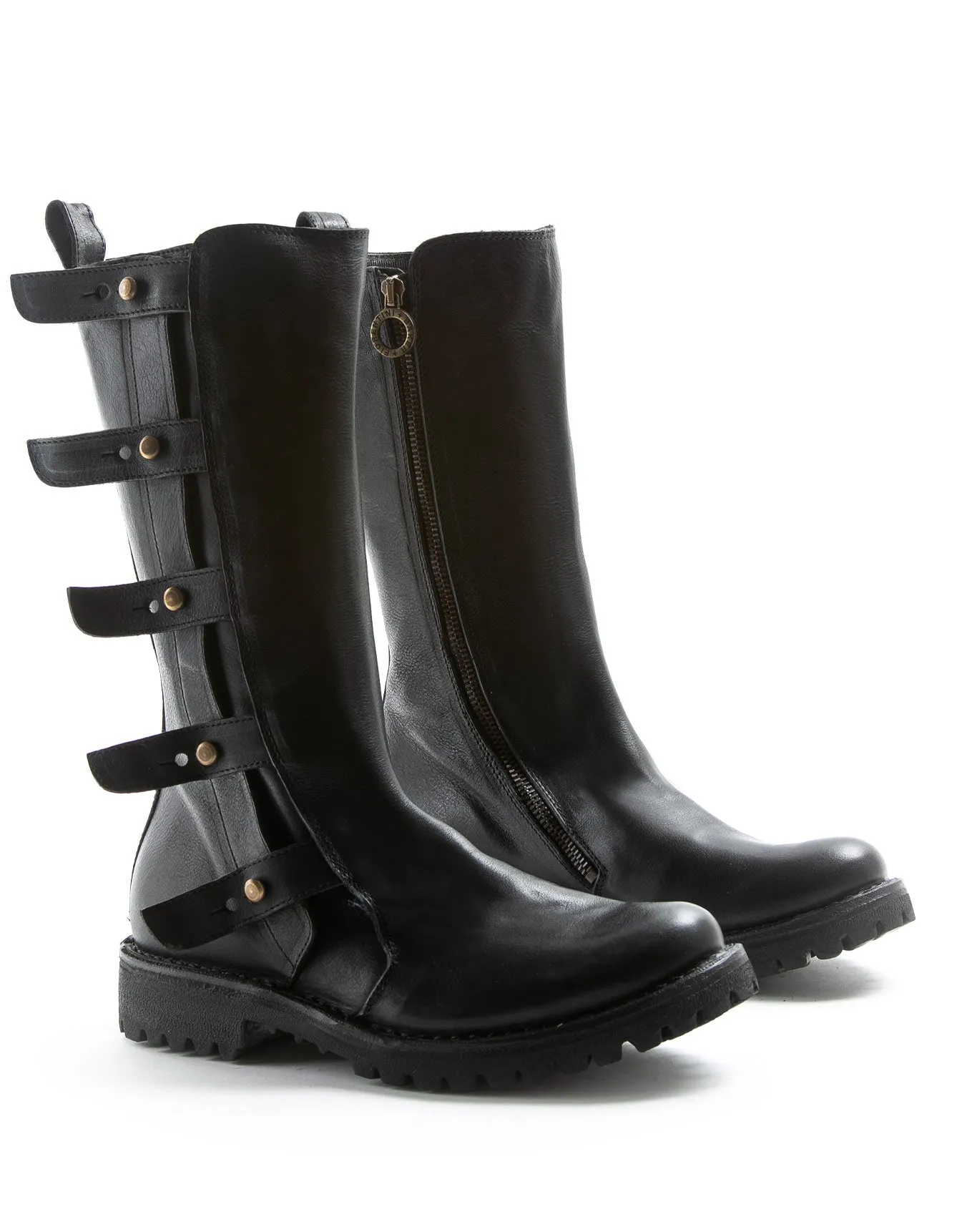 M-ECSTA Black Leather Boots sold by Fiorentini + Baker product image thumbnail 2