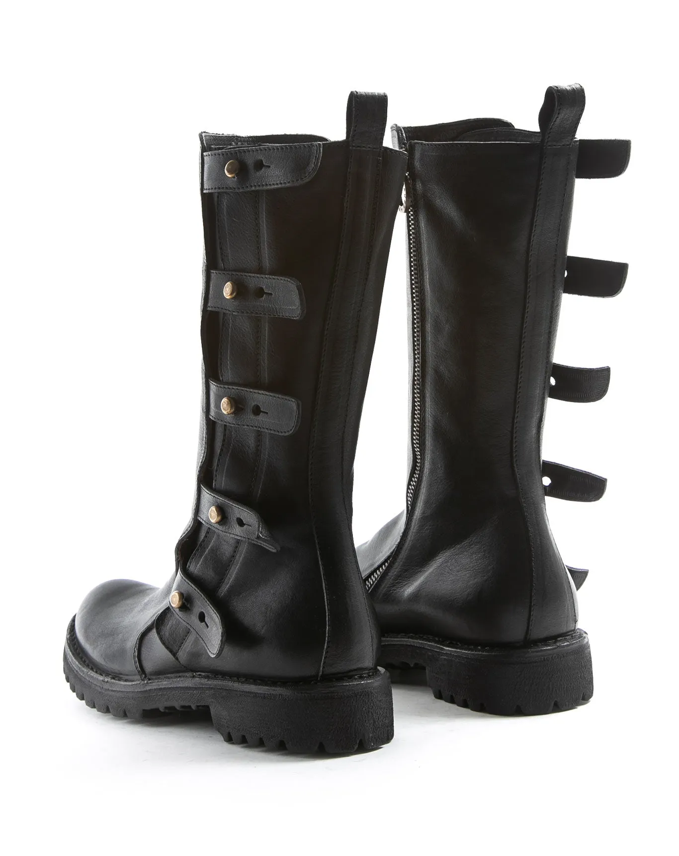 M-ECSTA Black Leather Boots sold by Fiorentini + Baker product image thumbnail 3