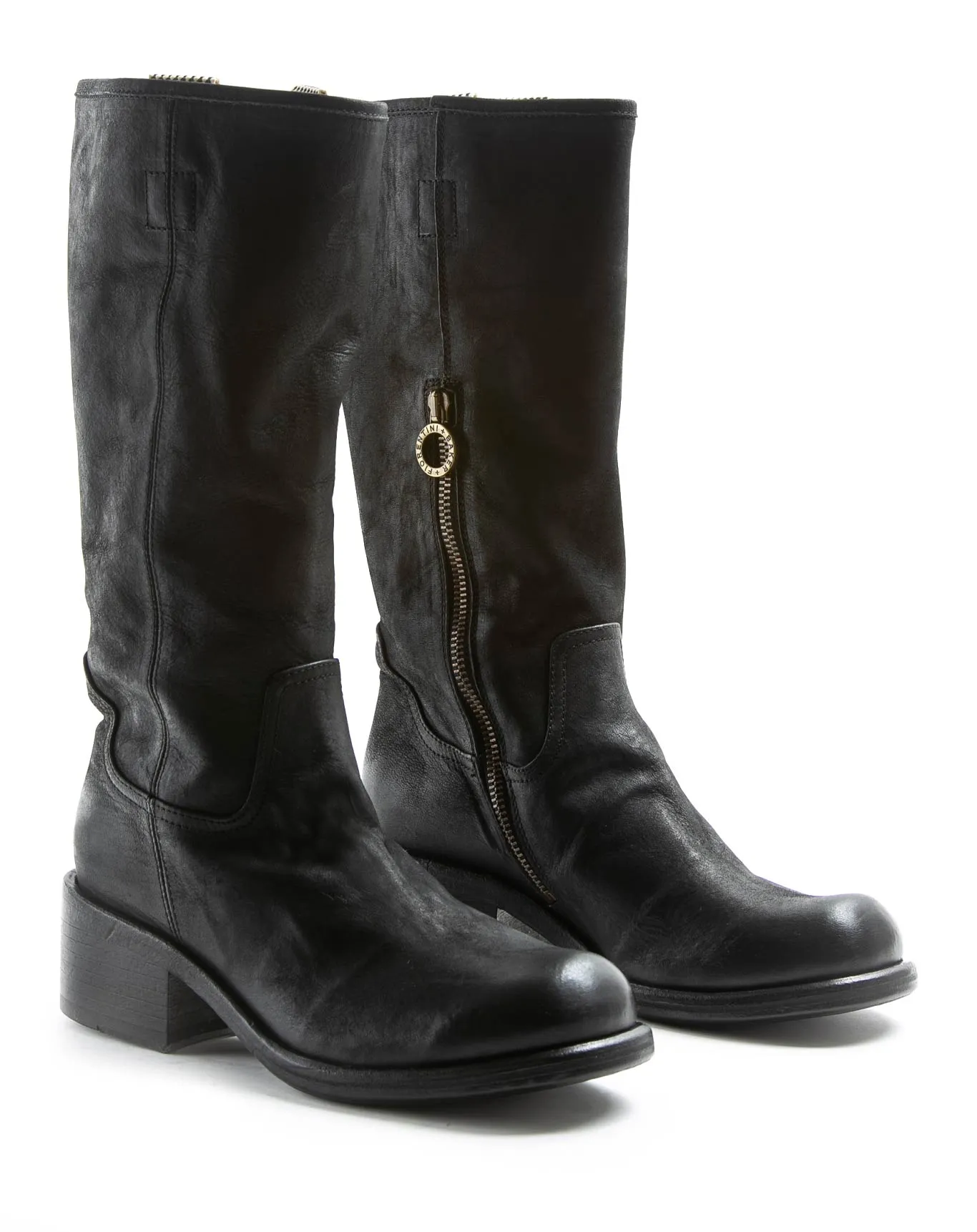 MOLLY Black Leather Boots sold by Fiorentini + Baker product image thumbnail 2