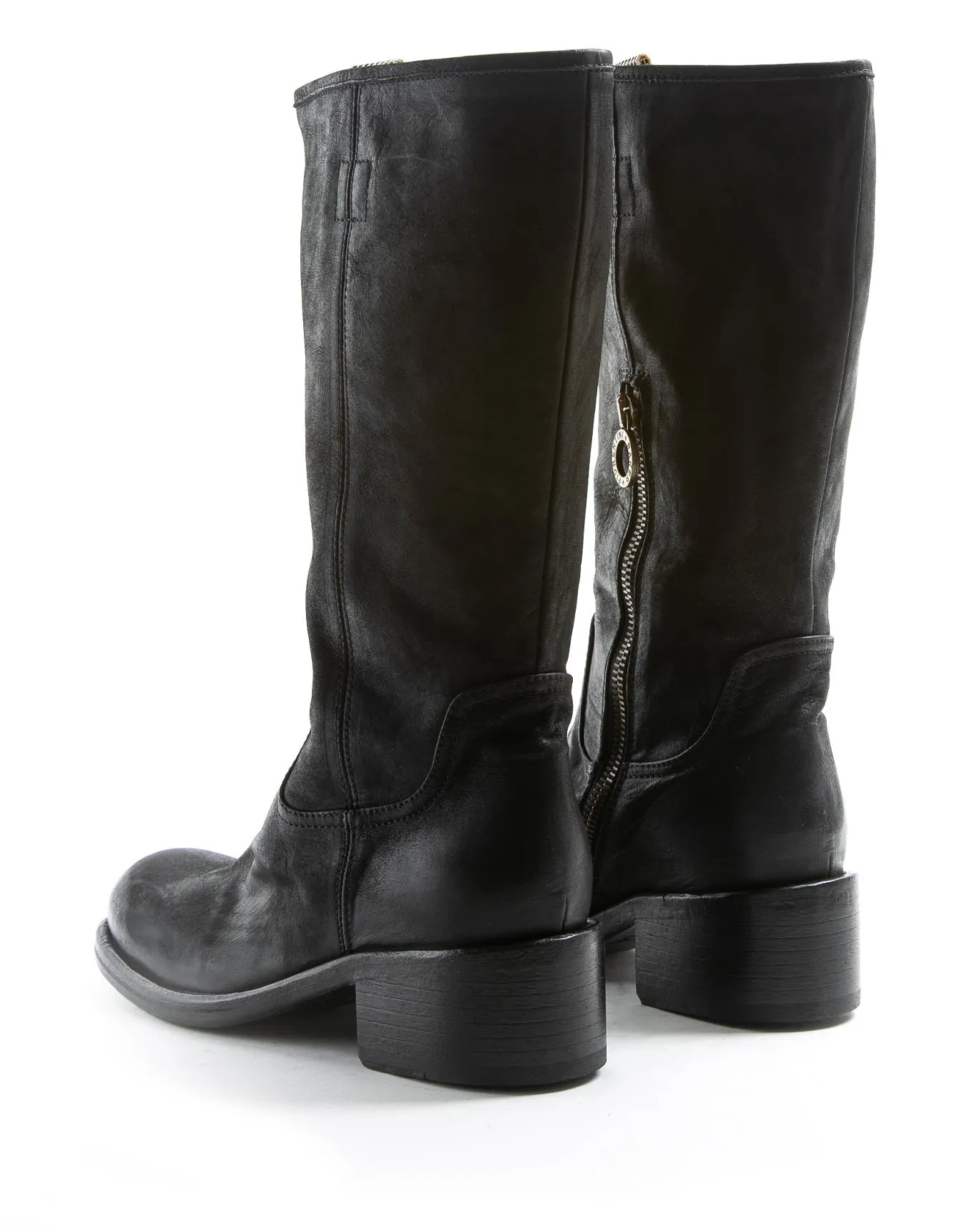 MOLLY Black Leather Boots sold by Fiorentini + Baker product image thumbnail 3