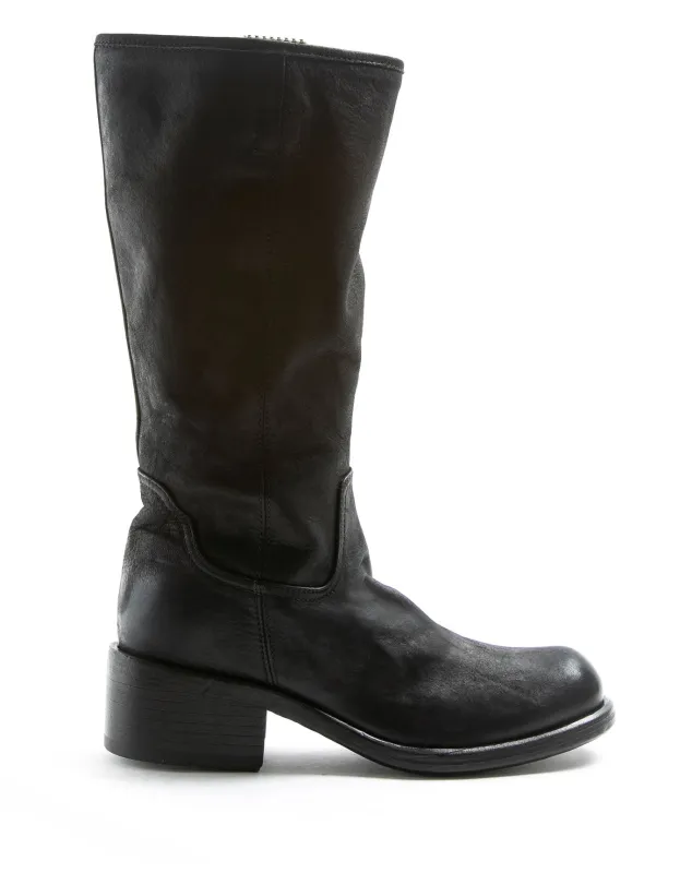 MOLLY Black Leather Boots sold by Fiorentini + Baker