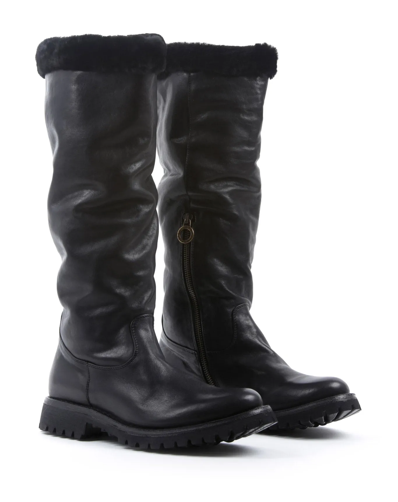 M-ELLMO Black Leather Tall Boots sold by Fiorentini + Baker product image thumbnail 2