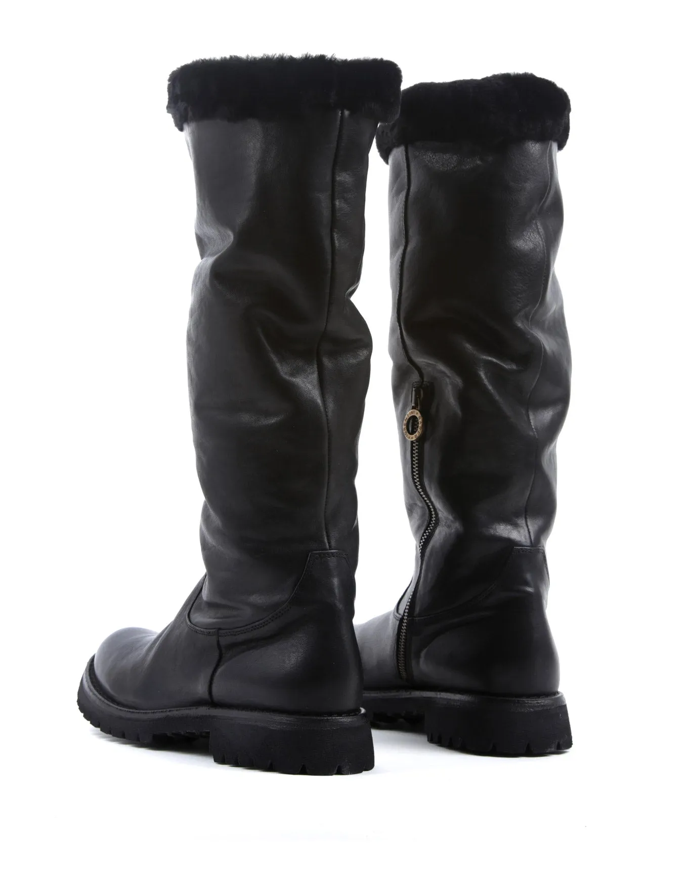 M-ELLMO Black Leather Tall Boots sold by Fiorentini + Baker product image thumbnail 3