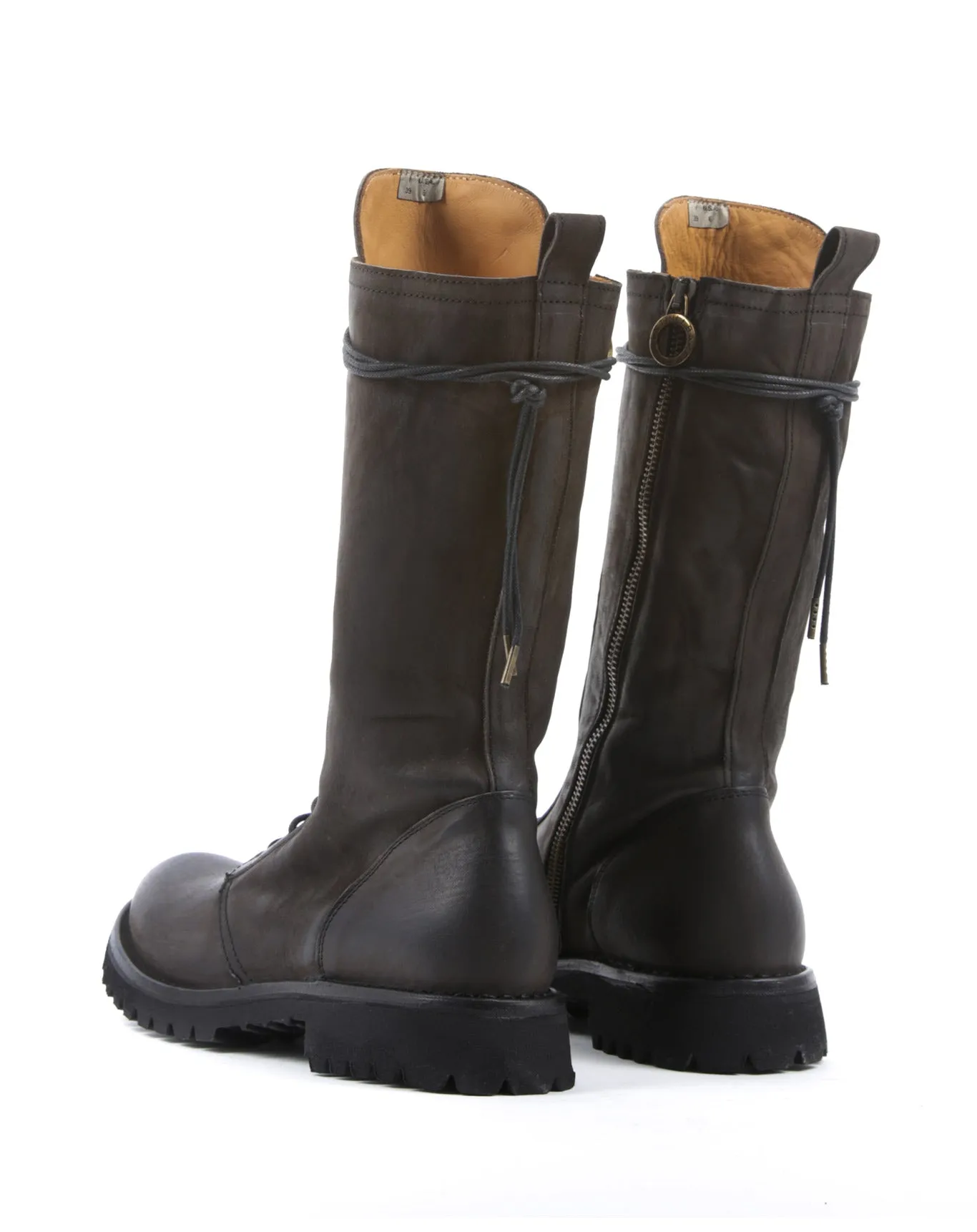 M-EGAN Brown Leather Tall Boots sold by Fiorentini + Baker product image thumbnail 3