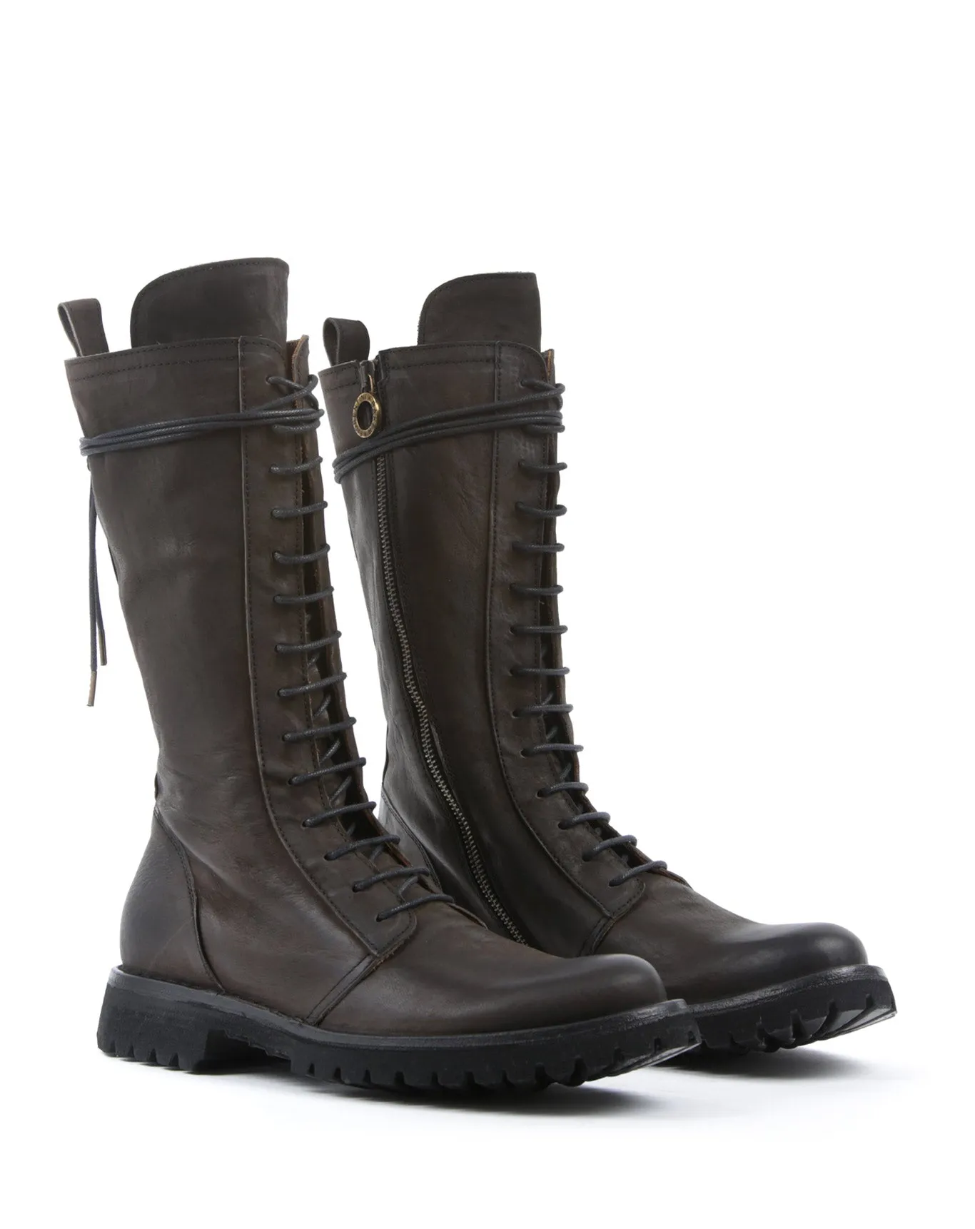 M-EGAN Brown Leather Tall Boots sold by Fiorentini + Baker product image thumbnail 2