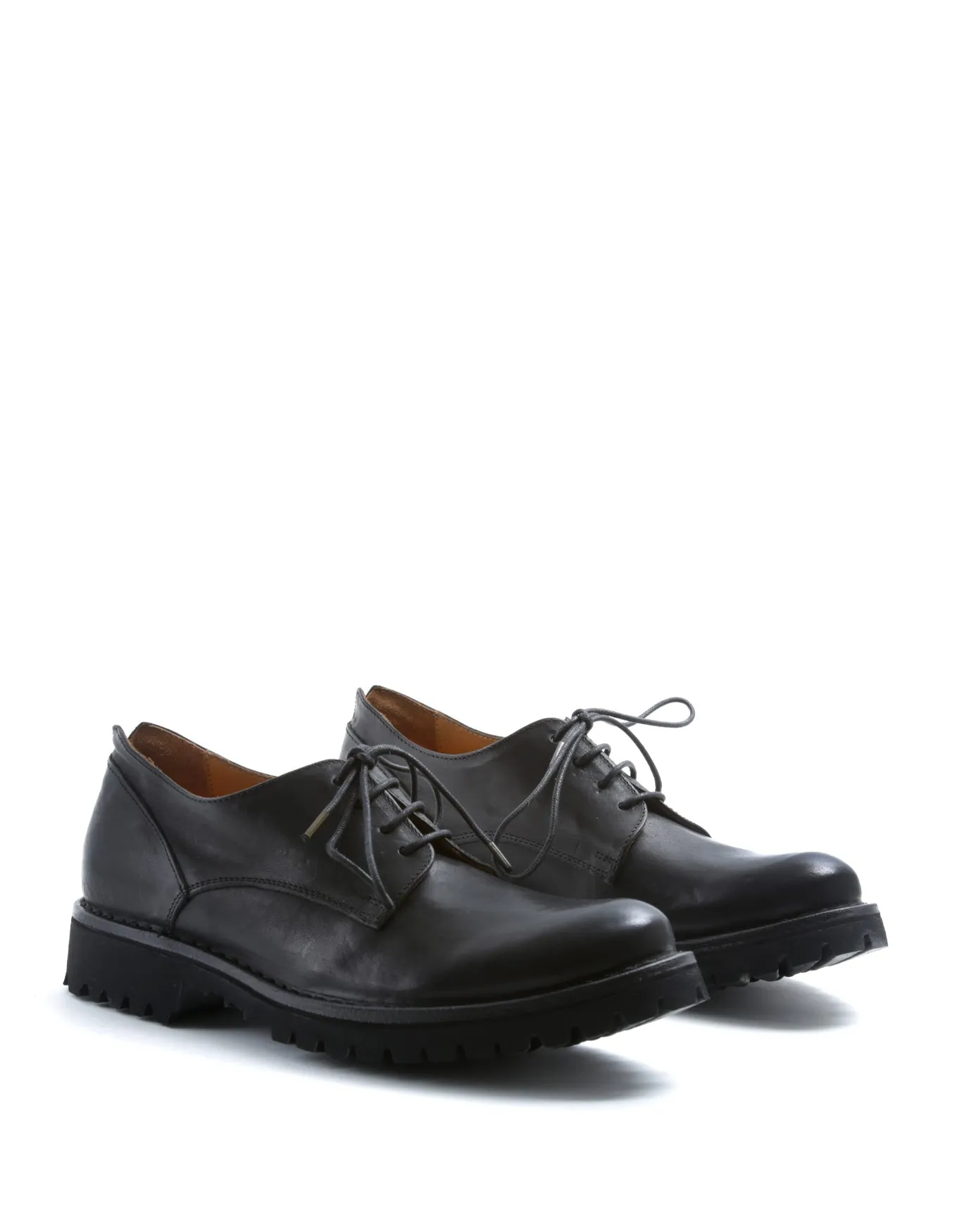 M-706 Black Leather Derby Shoes sold by Fiorentini + Baker product image thumbnail 2