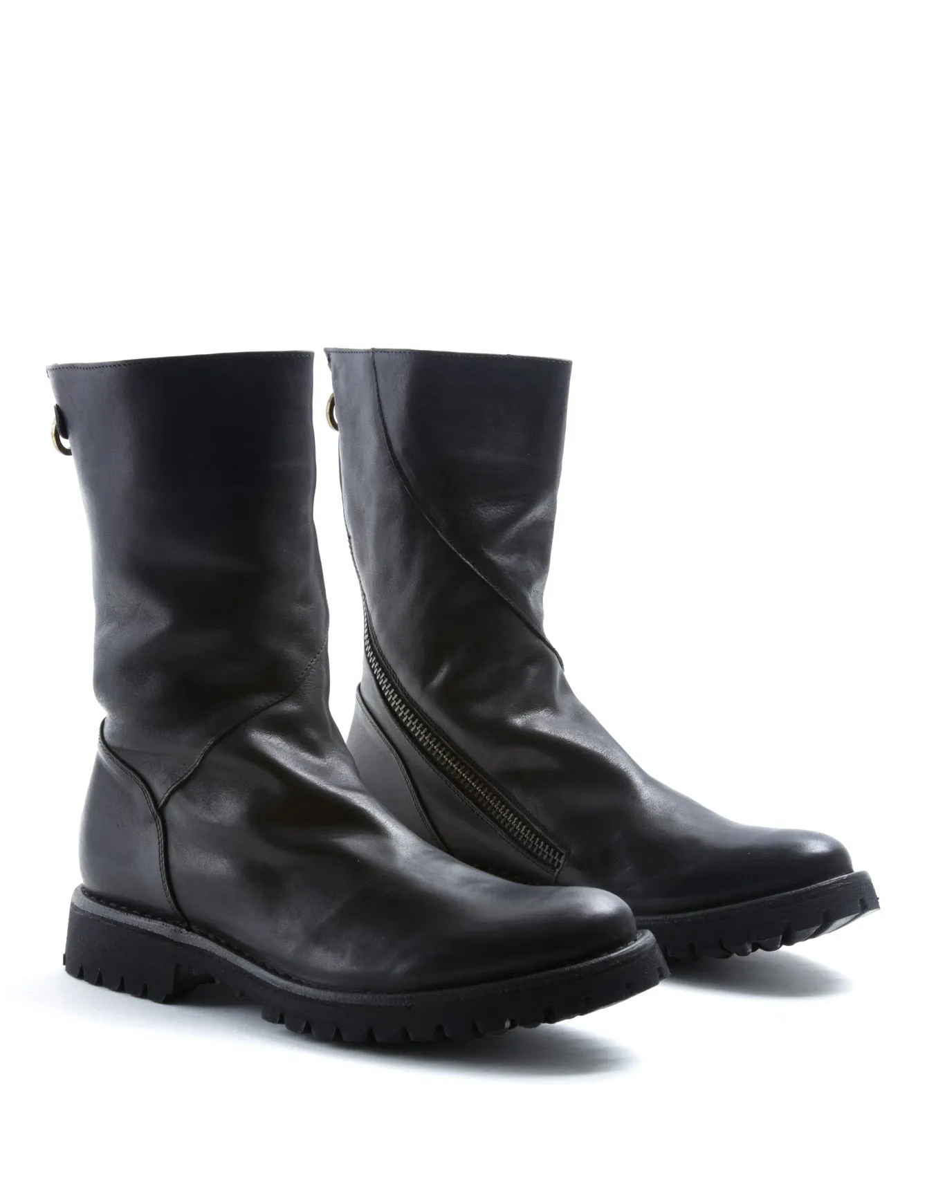 M-EZEE Black Leather Boots sold by Fiorentini + Baker product image thumbnail 2