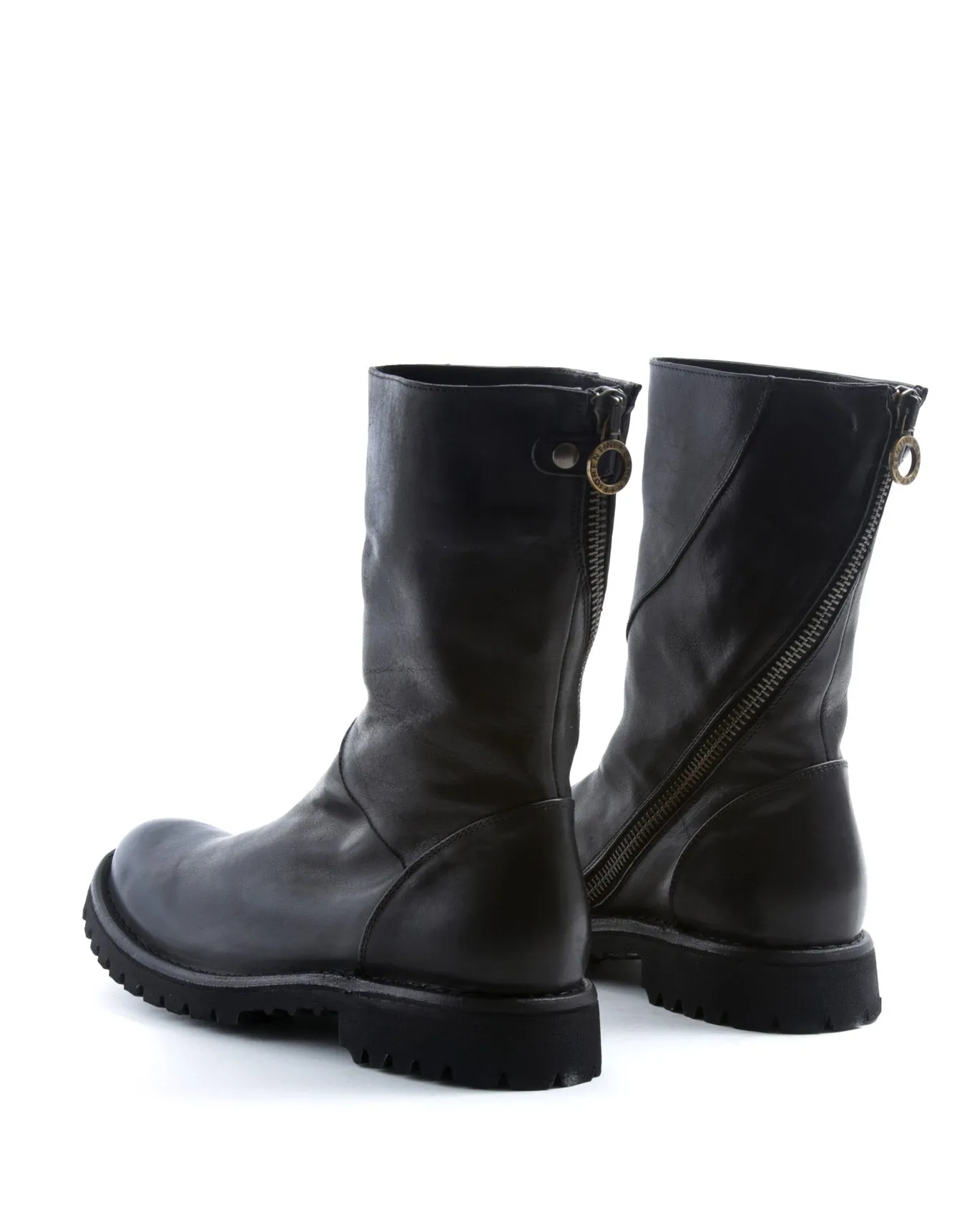M-EZEE Black Leather Boots sold by Fiorentini + Baker product image thumbnail 3