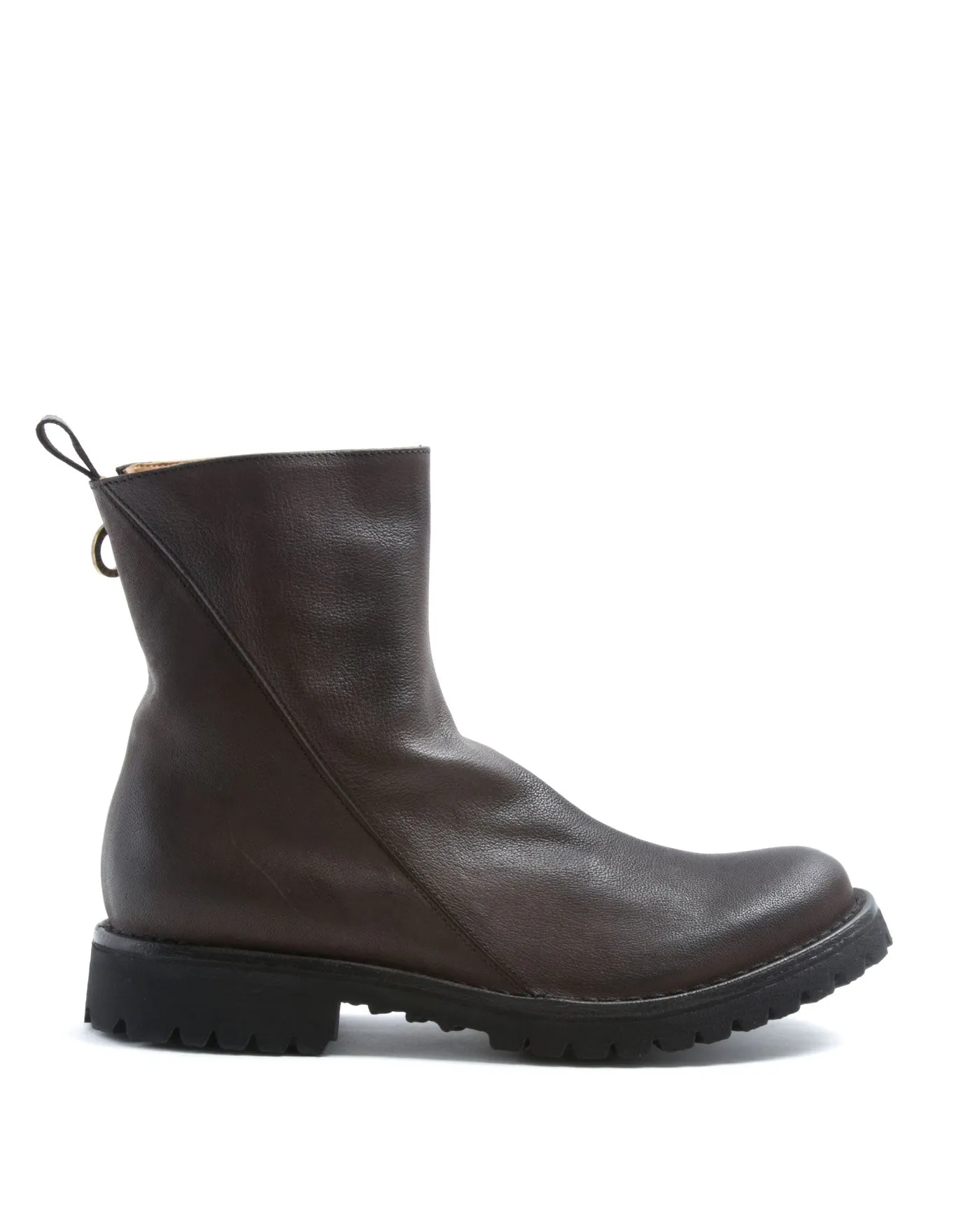 M-EVI Brown Leather Boots sold by Fiorentini + Baker