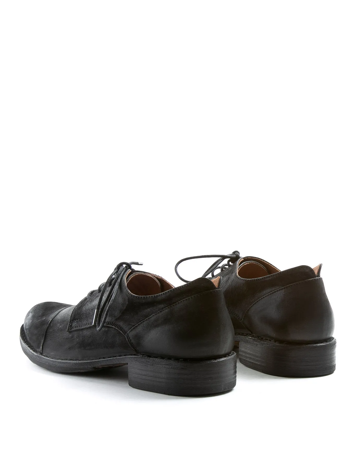ENEI Black Leather Derby Shoes sold by Fiorentini + Baker product image thumbnail 3