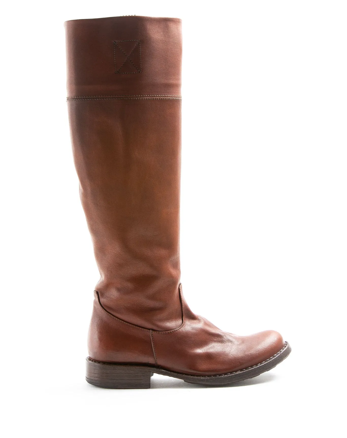 EVER Brown Leather Tall Boots sold by Fiorentini + Baker