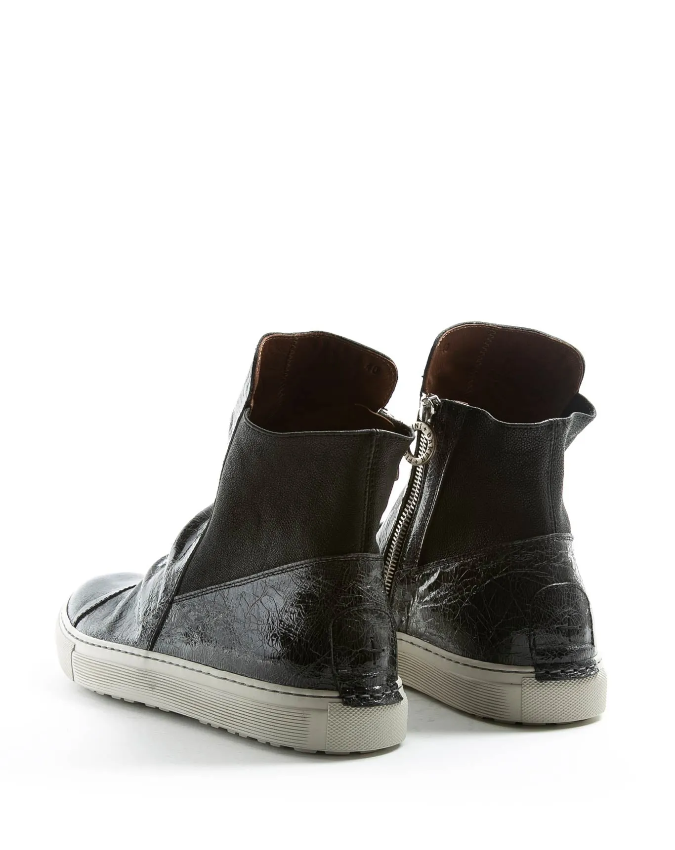 BRET Black Leather Sneaker Boots sold by Fiorentini + Baker product image thumbnail 3