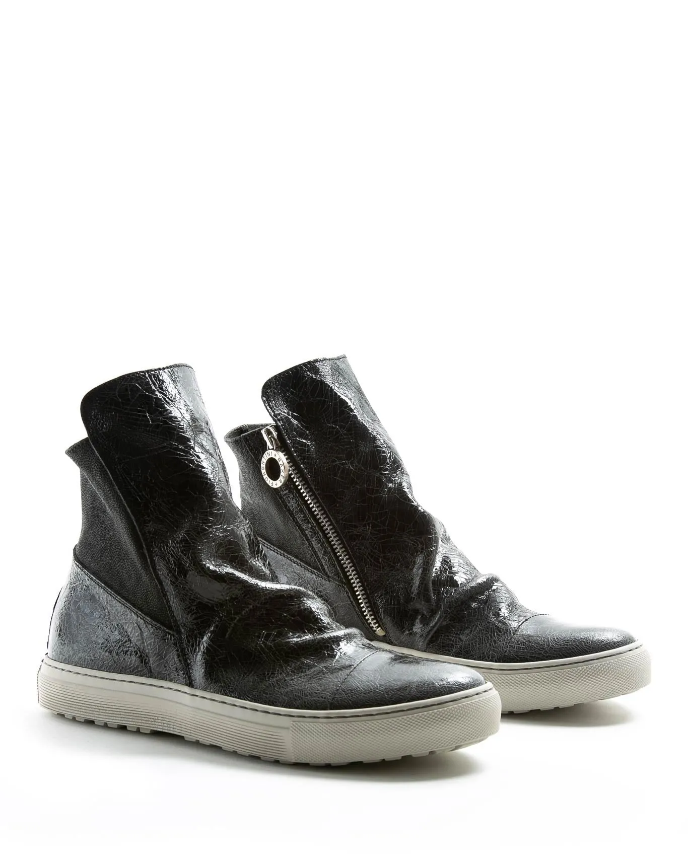 BRET Black Leather Sneaker Boots sold by Fiorentini + Baker product image thumbnail 2