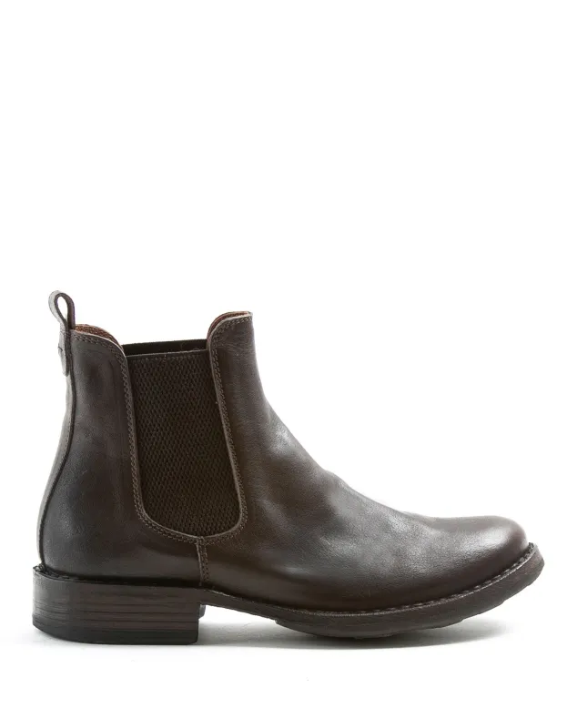 ETEX Brown Leather Boots made by Fiorentini + Baker