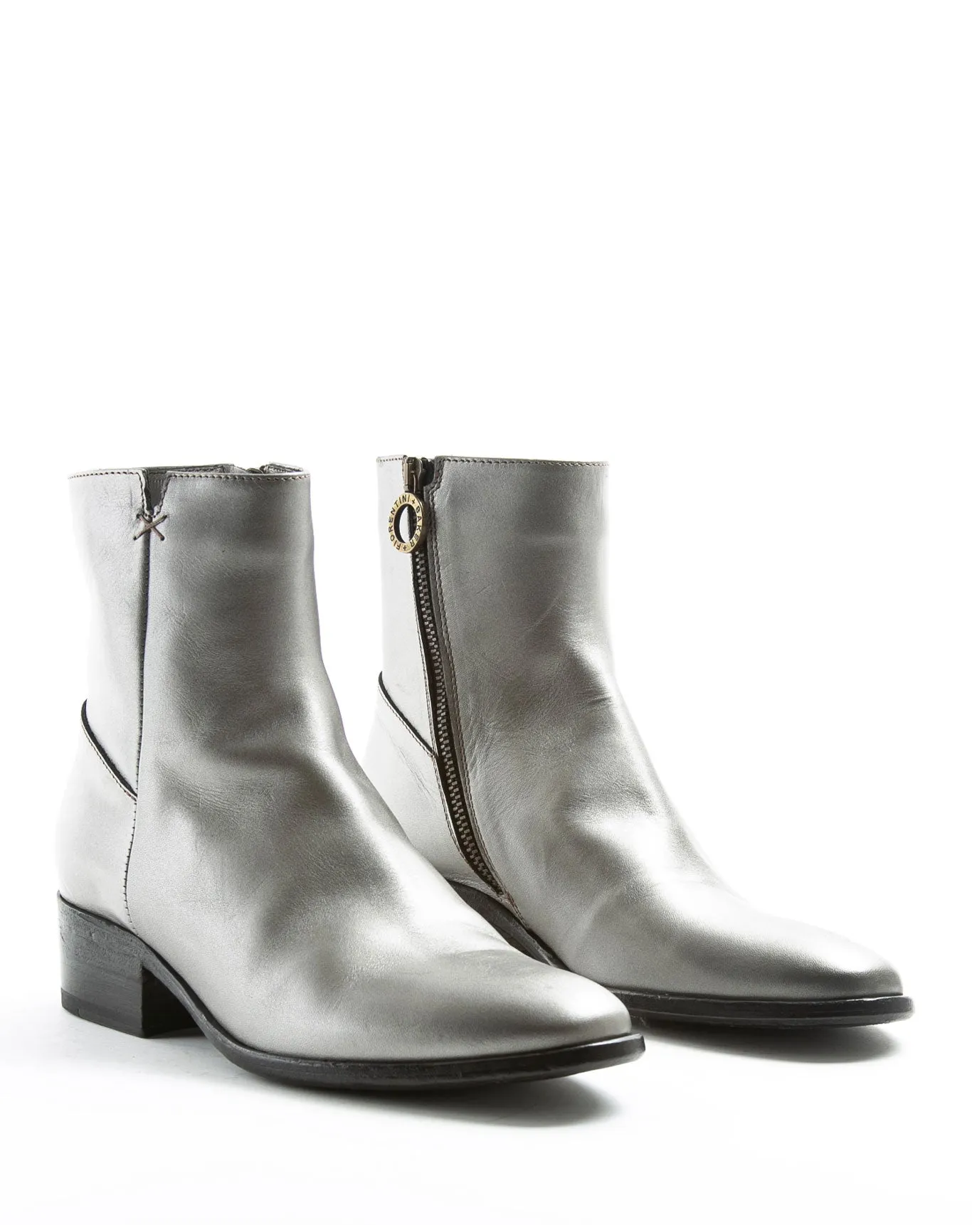 CALE Silver Leather Boots sold by Fiorentini + Baker product image thumbnail 2