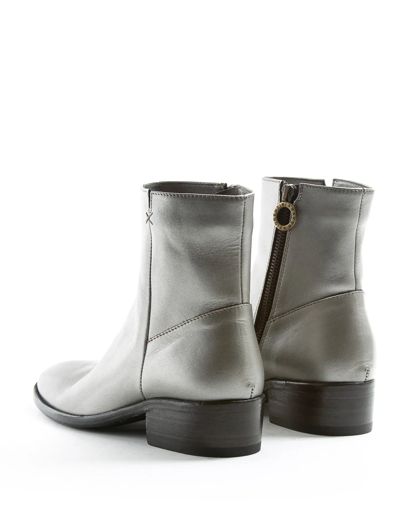 CALE Silver Leather Boots sold by Fiorentini + Baker product image thumbnail 3