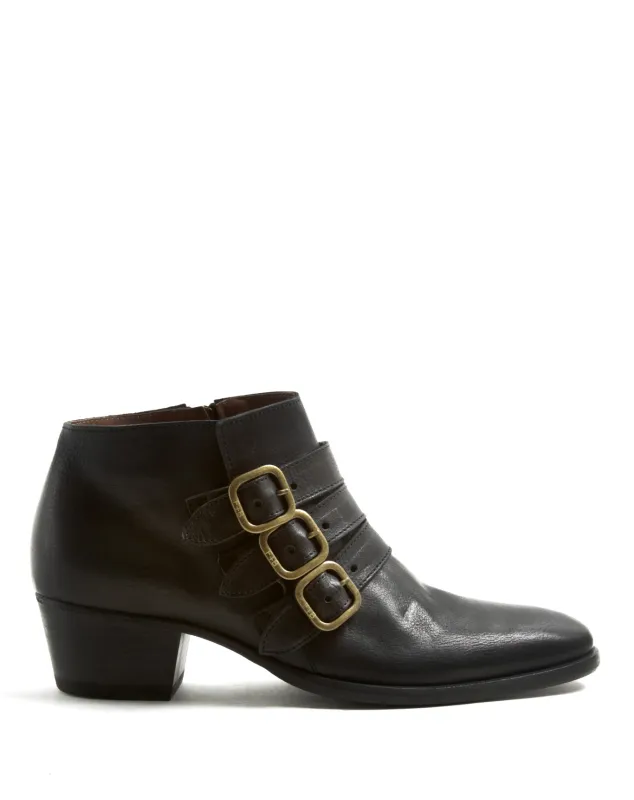 KEMY Black Leather Shoes made by Fiorentini + Baker
