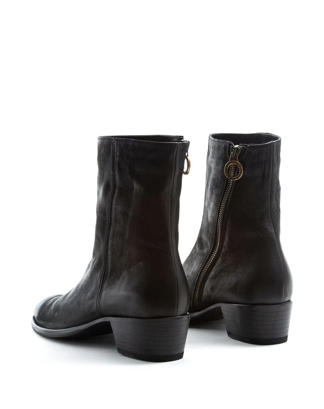 KATT Black Leather Boots sold by Fiorentini + Baker product image thumbnail 3