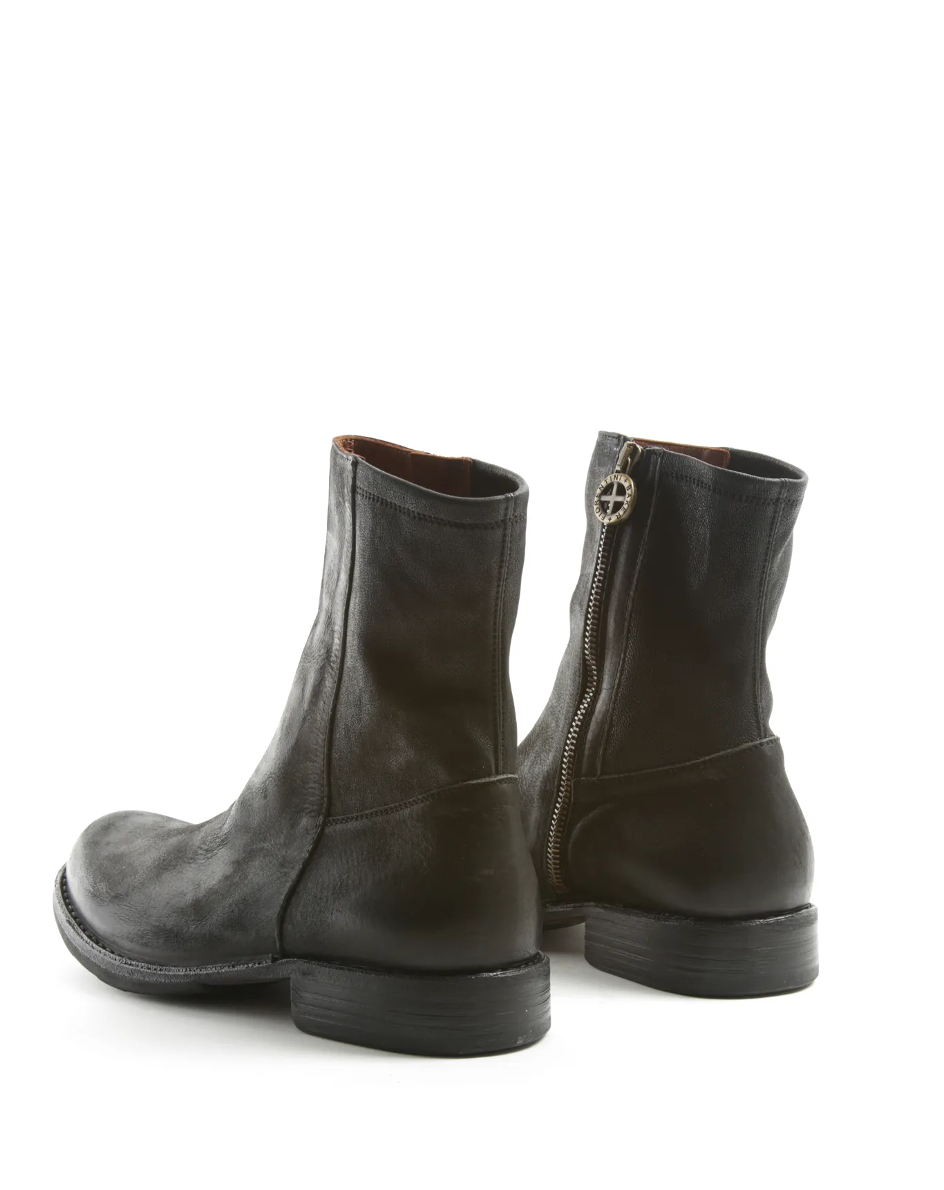 EBE Black Leather Boots sold by Fiorentini + Baker product image thumbnail 3