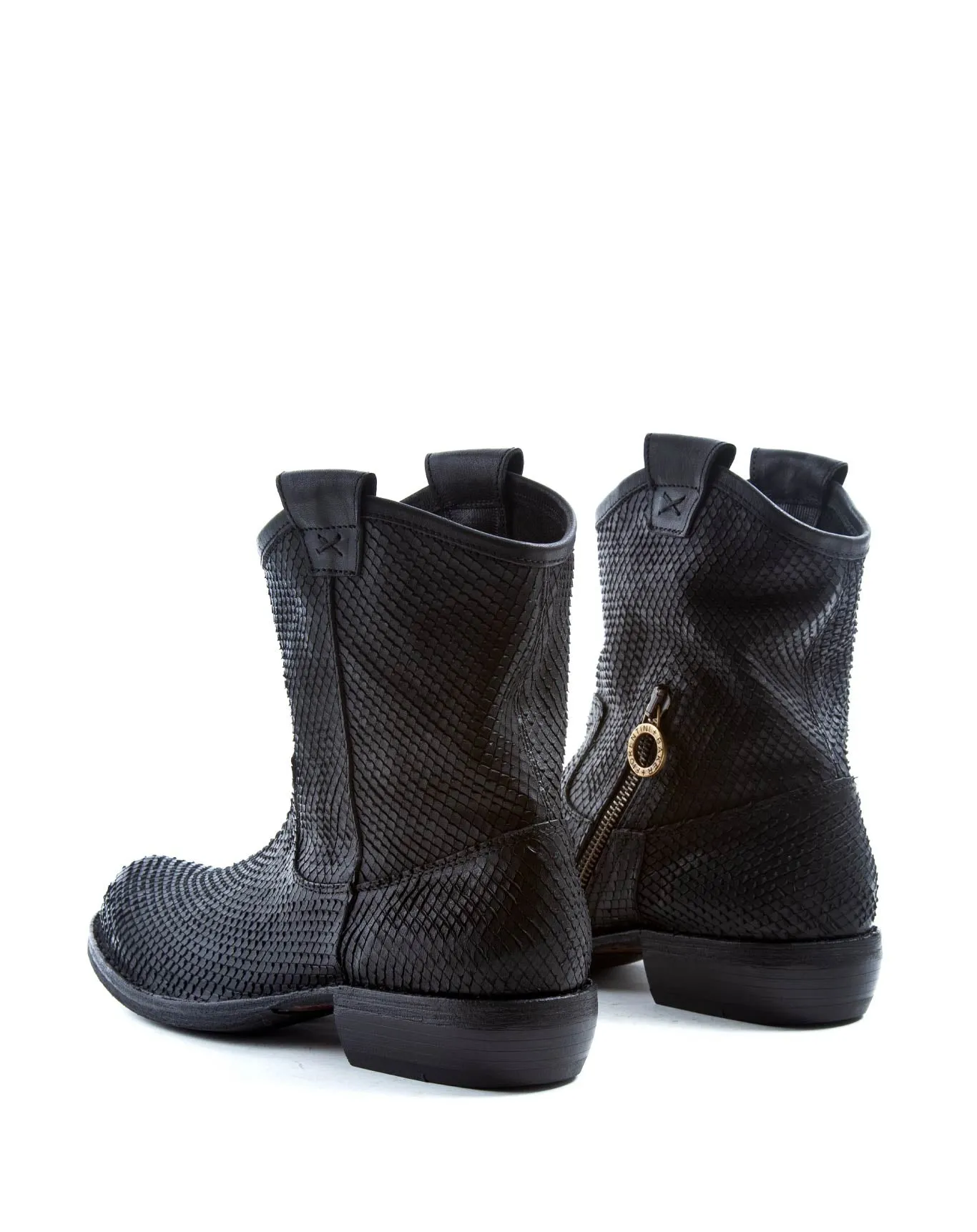 CRUNA Black Leather Boots sold by Fiorentini + Baker product image thumbnail 3