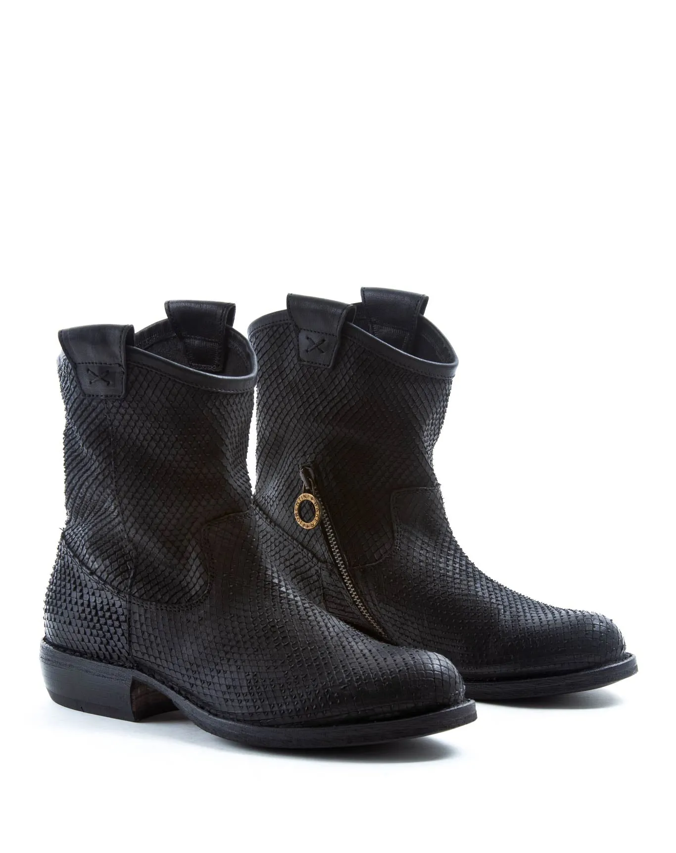 CRUNA Black Leather Boots sold by Fiorentini + Baker product image thumbnail 2