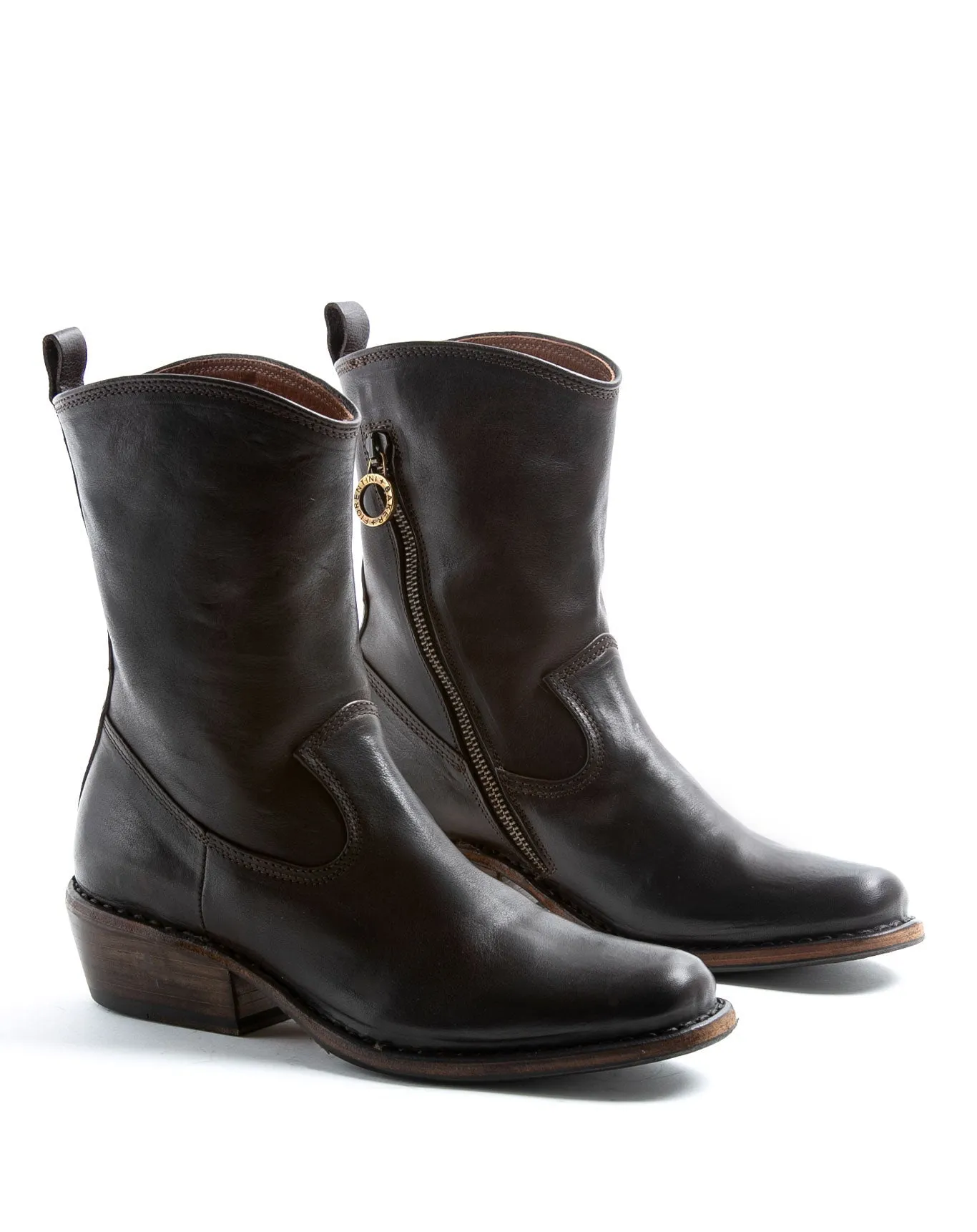 CAT Brown Leather Boots sold by Fiorentini + Baker product image thumbnail 2