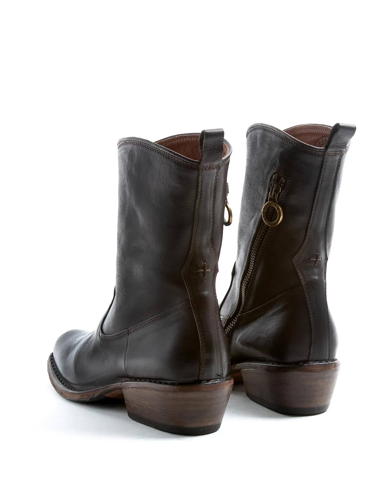 CAT Brown Leather Boots sold by Fiorentini + Baker product image thumbnail 3