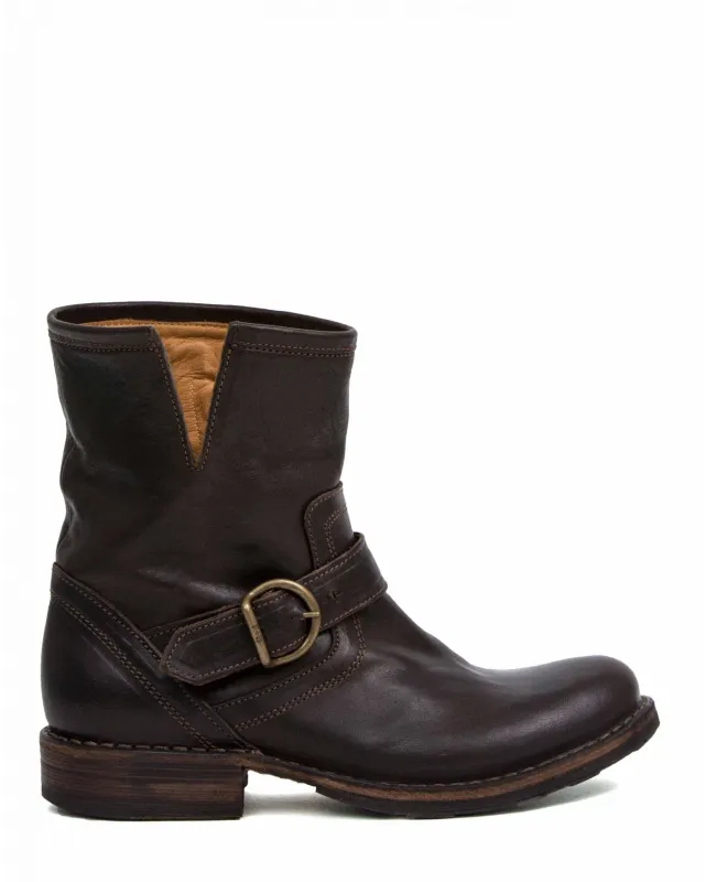 ELI Brown Leather Boots sold by Fiorentini + Baker