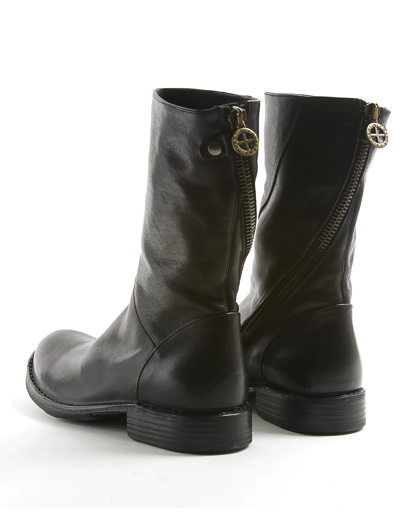 EZEE Black Leather Boots sold by Fiorentini + Baker product image thumbnail 3