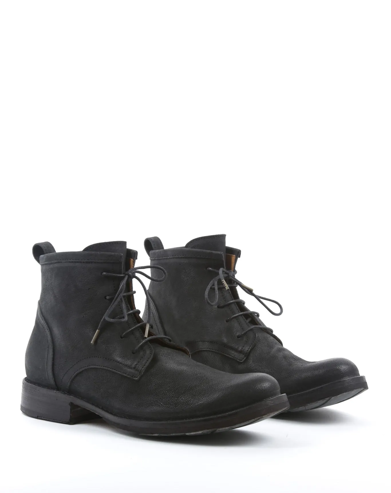 EZRA Black Leather Lace-up Boots sold by Fiorentini + Baker product image thumbnail 2