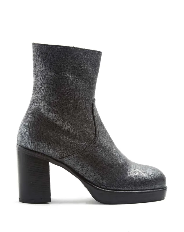 LIL Silver Leather Boots made by Fiorentini + Baker