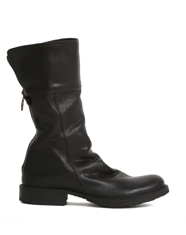 ELLA Black Leather Boots sold by Fiorentini + Baker