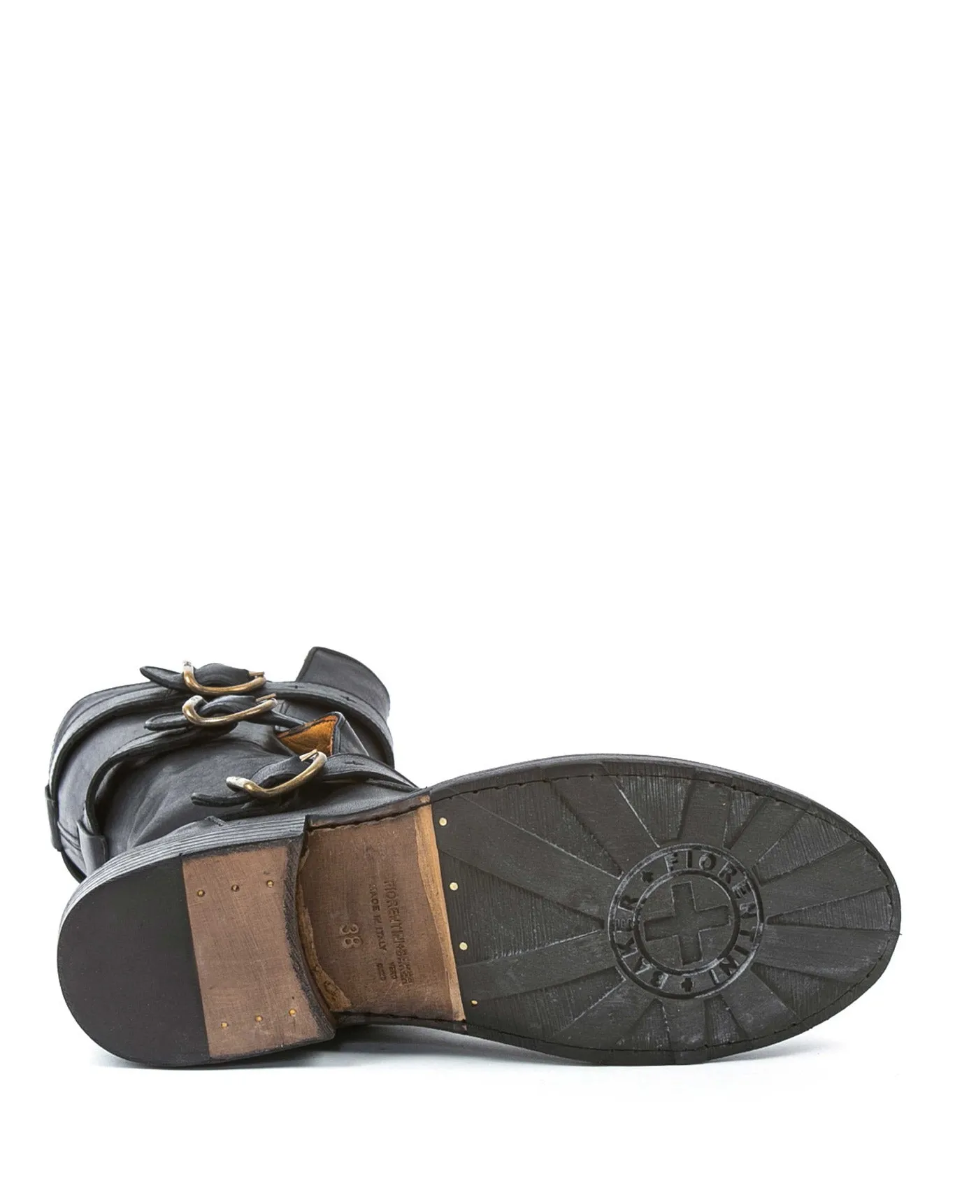 7040 Black Leather Boots sold by Fiorentini + Baker product image thumbnail 5